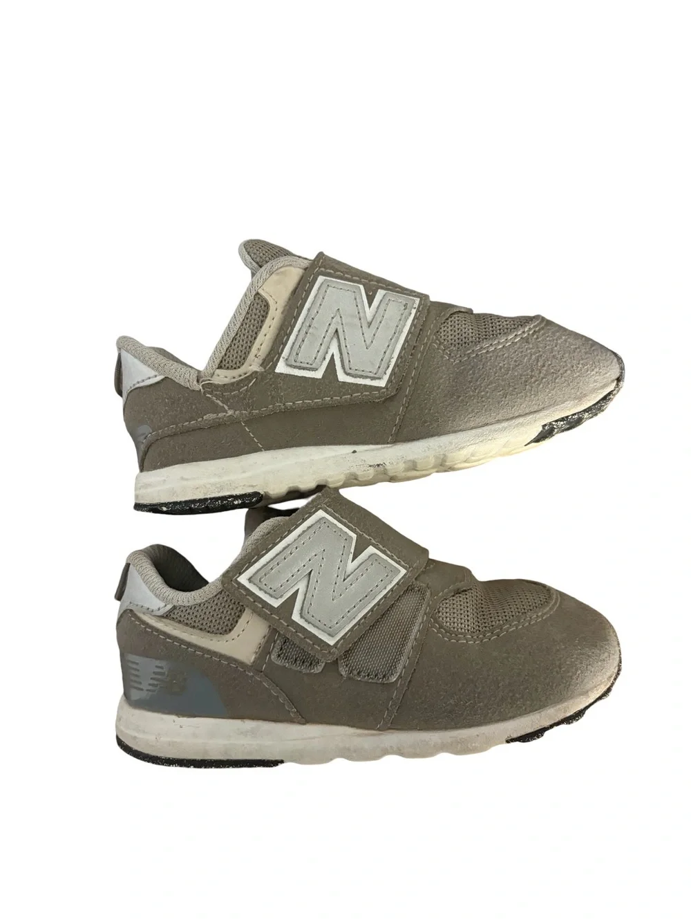 New Balance 574 Hook & Loop Toddler Sneakers Gray Size 9C
